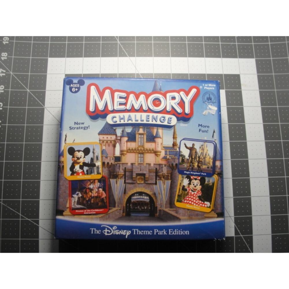 Hasbro Memory Challenge Disney Theme Park Edition game from 2011
